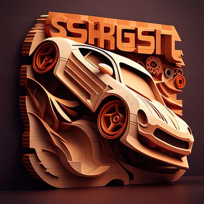 3D model Need for Speed High Stakes game (STL)